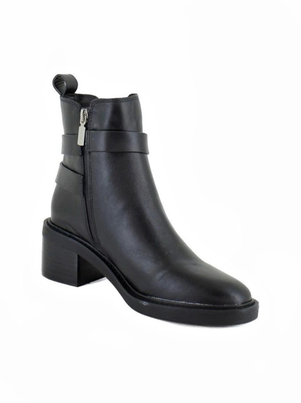 Black Buckle Ankle Boots Like New